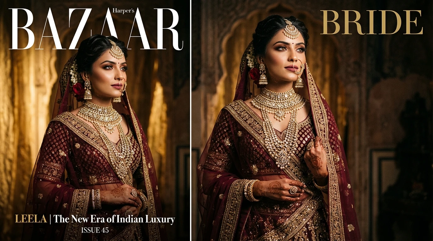 Bridal elegance in Delhi
