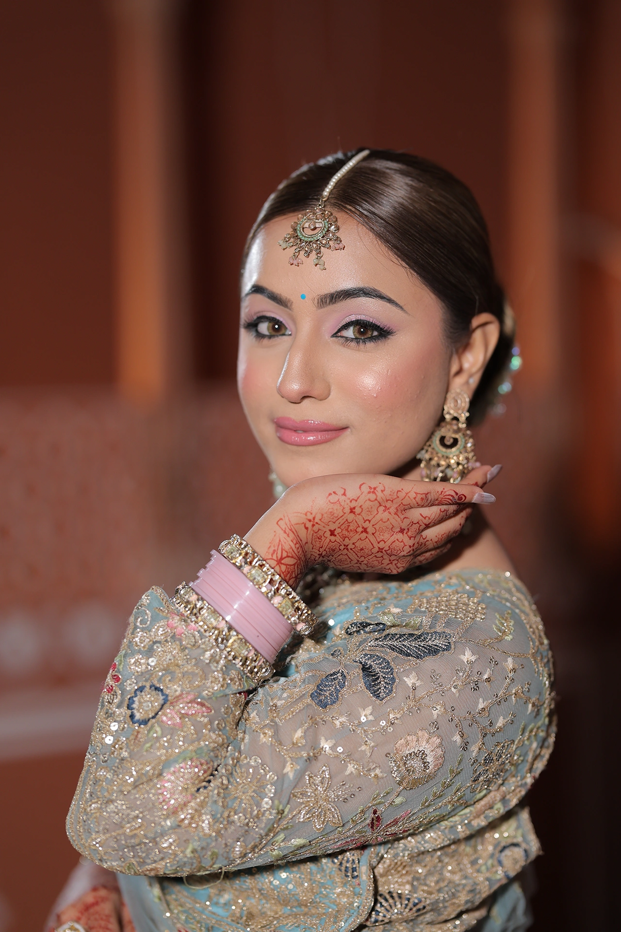 Bridal makeup look by Lovely Jaiswal