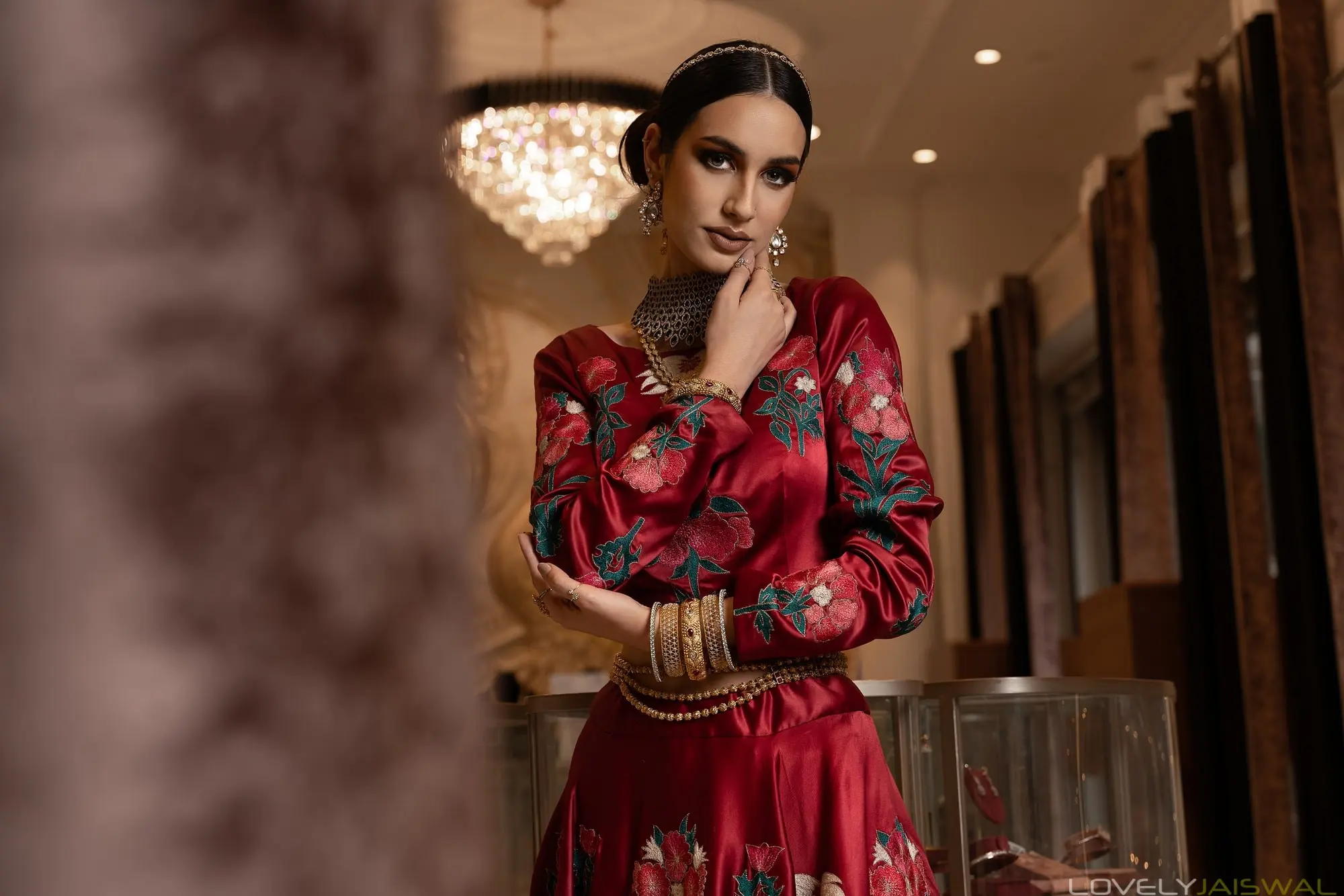 Bridal makeup look by Lovely Jaiswal