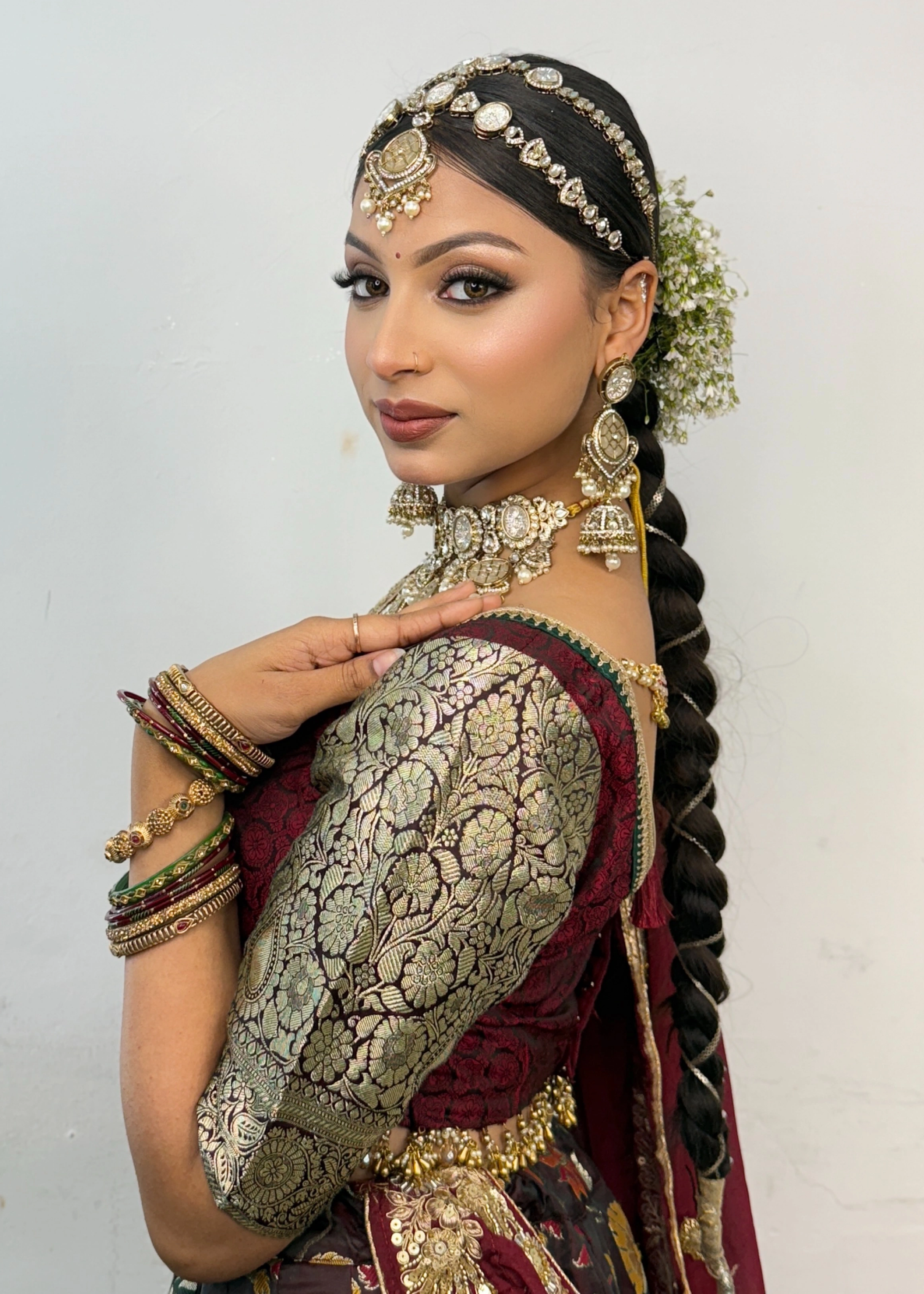 Bridal makeup look by Lovely Jaiswal