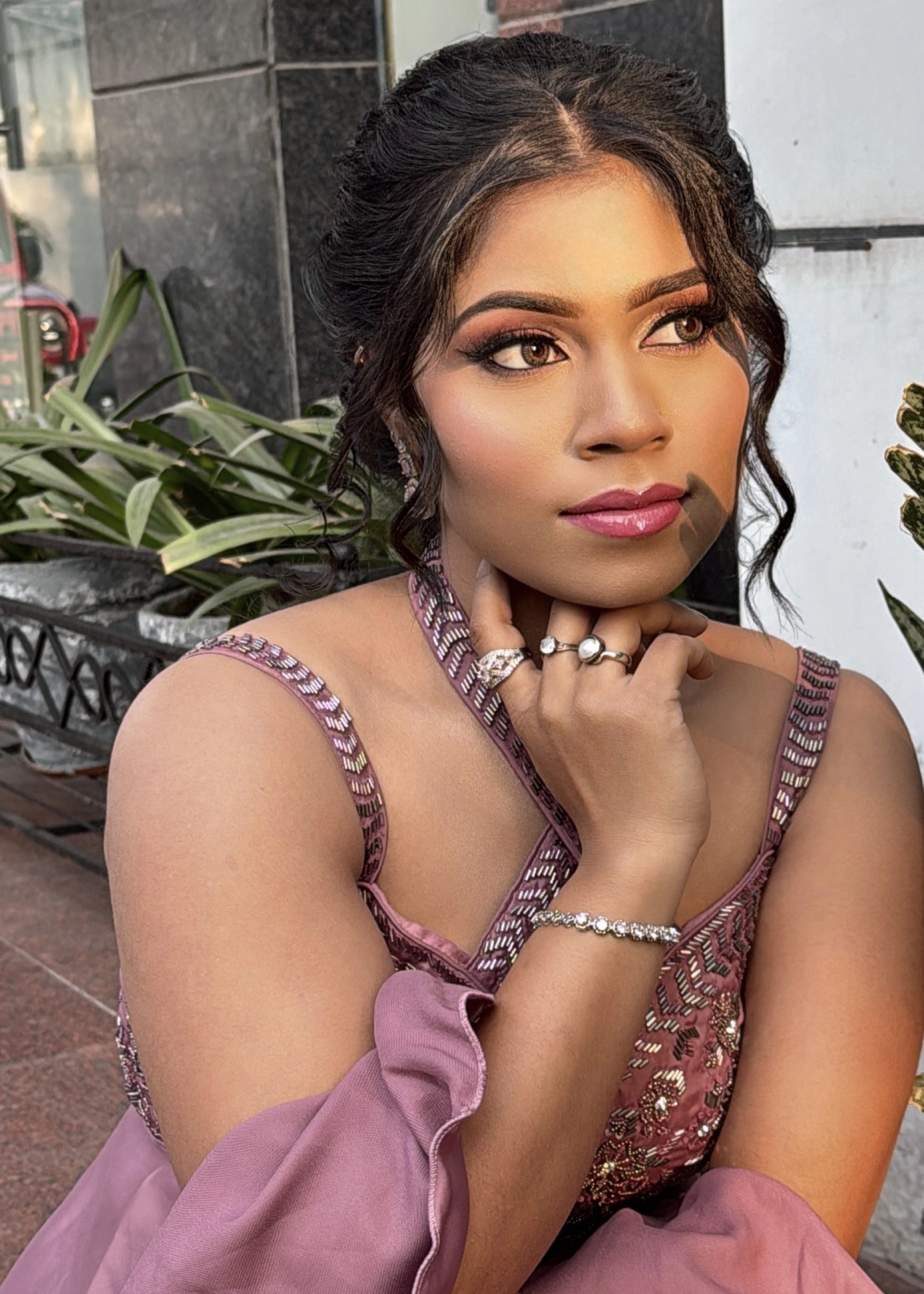 Bridal makeup look by Lovely Jaiswal