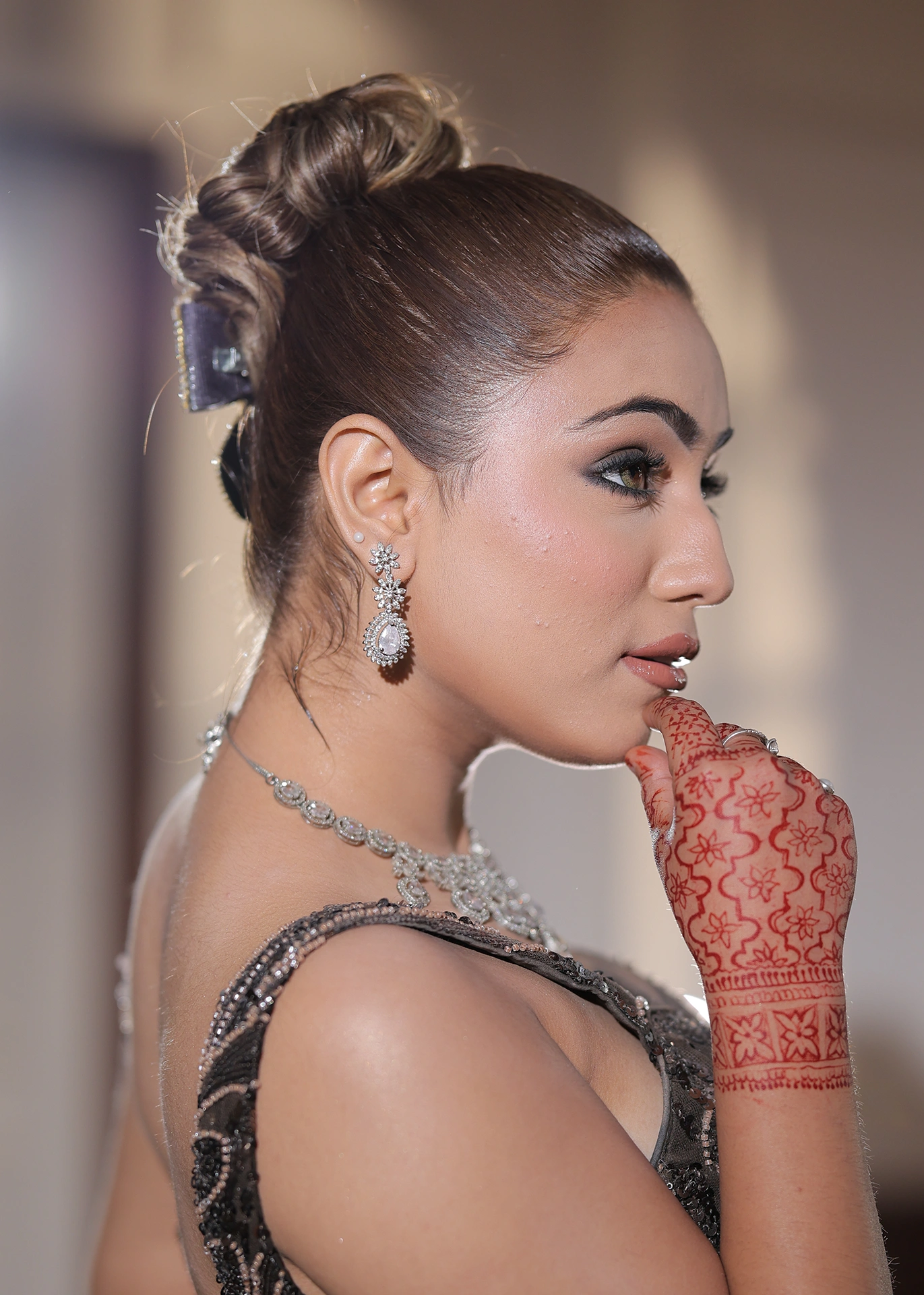 Bridal makeup look by Lovely Jaiswal