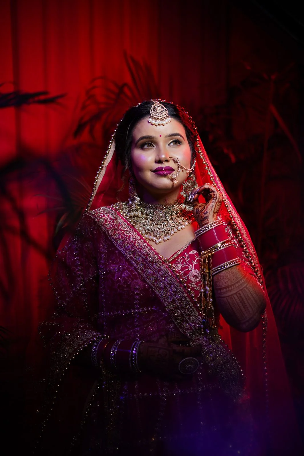 Bridal makeup look by Lovely Jaiswal
