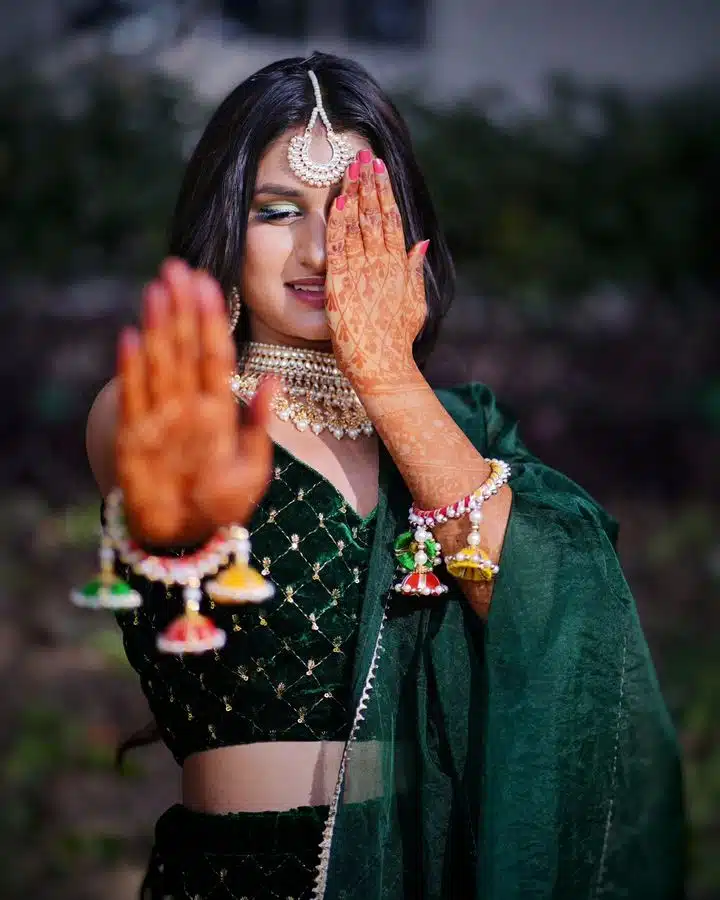 Bridal makeup look by Lovely Jaiswal