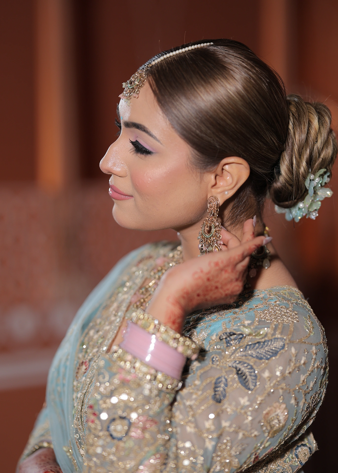 Bridal makeup look by Lovely Jaiswal