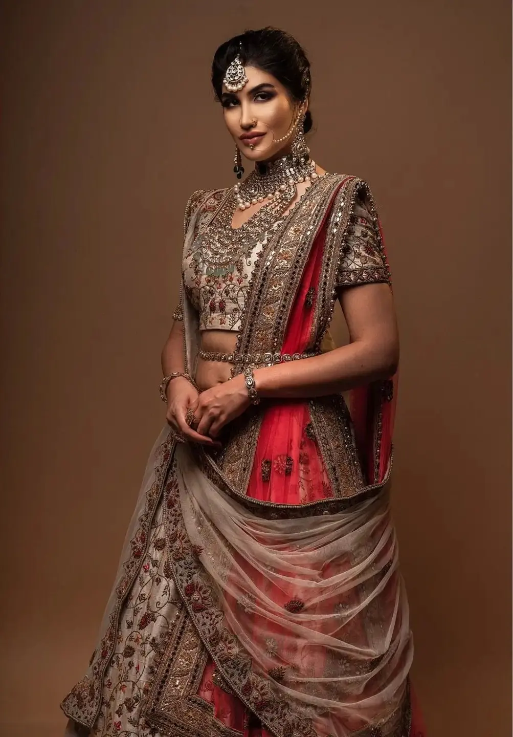 Bridal makeup look by Lovely Jaiswal