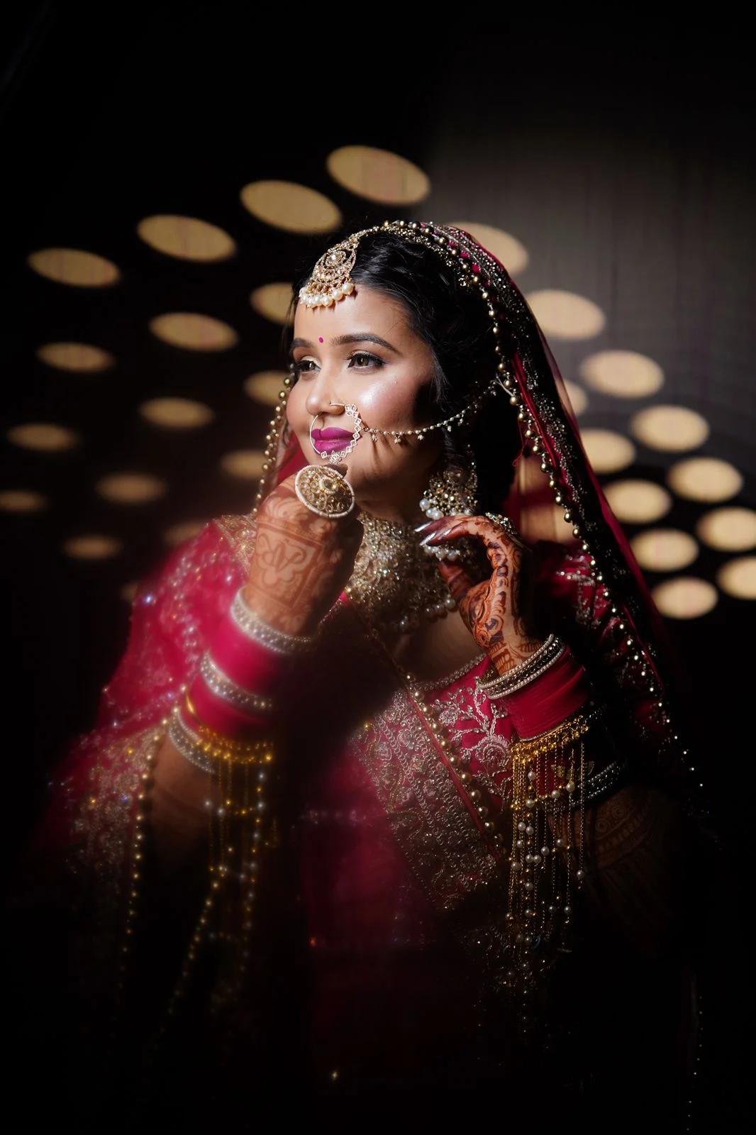 Bridal makeup look by Lovely Jaiswal