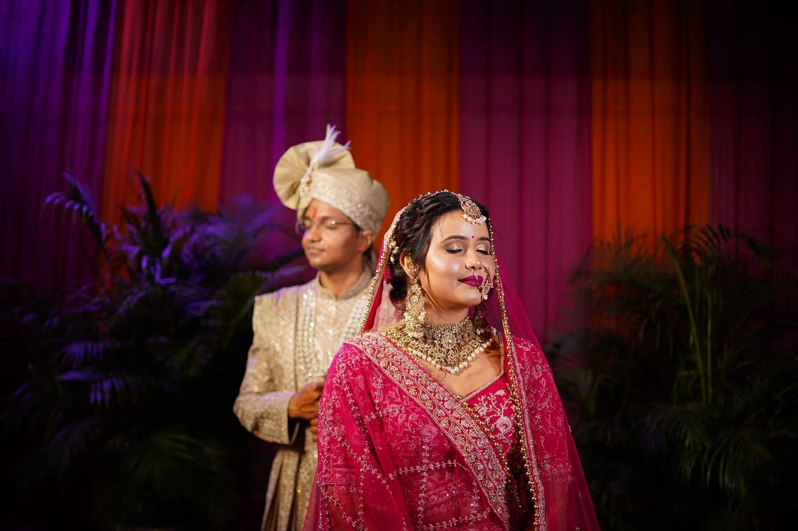 Bridal makeup look by Lovely Jaiswal