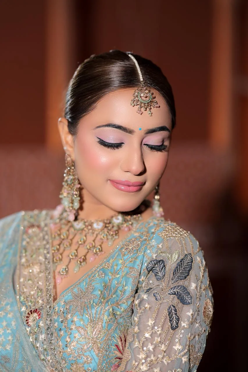 Bridal makeup look by Lovely Jaiswal