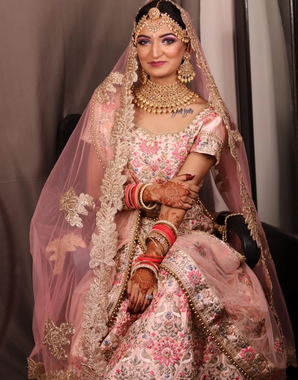 Bridal makeup look by Lovely Jaiswal