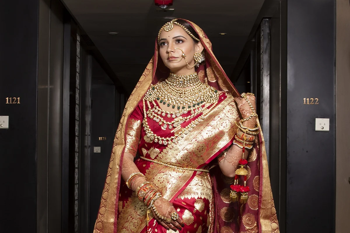 Bridal makeup look by Lovely Jaiswal